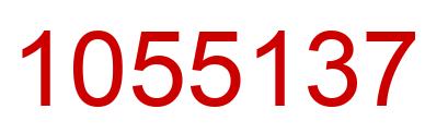 Número 1055137 imagen rojo