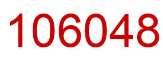 Number 106048 red image
