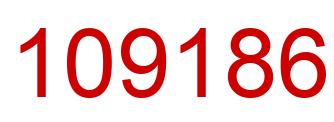 Número 109186 imagen rojo