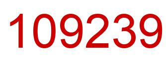 Número 109239 imagen rojo