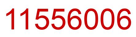 Número 11556006 imagen rojo