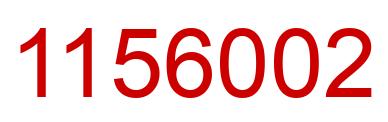 Número 1156002 imagen rojo