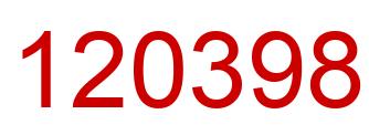 Número 120398 imagen rojo