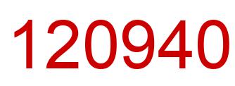 Number 120940 red image