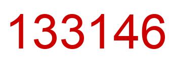 Número 133146 imagen rojo