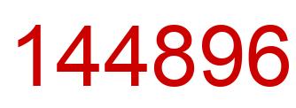 Número 144896 imagen rojo