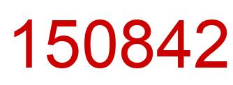 Number 150842 red image
