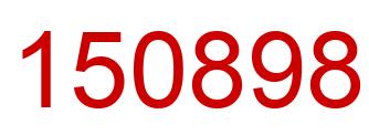 Número 150898 imagen rojo