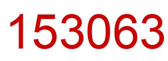 Número 153063 imagen rojo