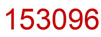 Number 153096 red image
