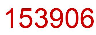 Number 153906 red image