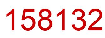 Number 158132 red image