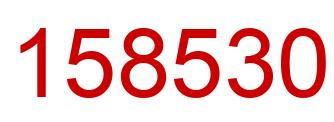 Number 158530 red image