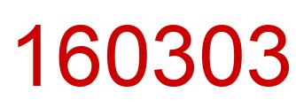 Number 160303 red image