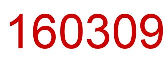 Number 160309 red image