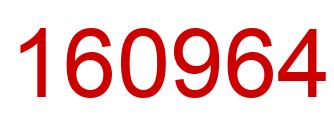 Number 160964 red image