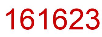 Number 161623 red image