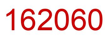 Número 162060 imagen rojo