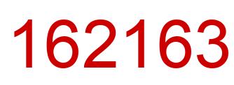 Number 162163 red image