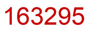 Number 163295 red image