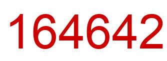 Número 164642 imagen rojo