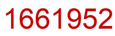 Número 1661952 imagen rojo