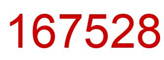 Number 167528 red image