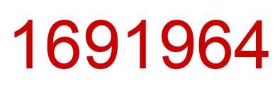 Number 1691964 red image