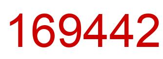 Number 169442 red image