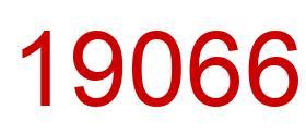 Number 19066 red image
