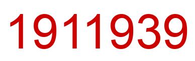 Número 1911939 imagen rojo
