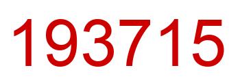 Number 193715 red image