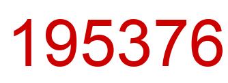 Número 195376 imagen rojo