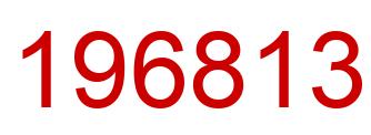 Number 196813 red image
