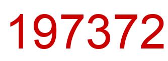 Number 197372 red image