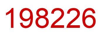 Number 198226 red image