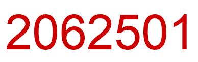 Number 2062501 red image