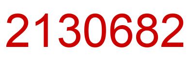 Número 2130682 imagen rojo