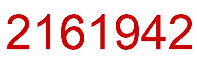 Número 2161942 imagen rojo