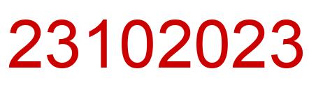 Número 23102023 imagen rojo