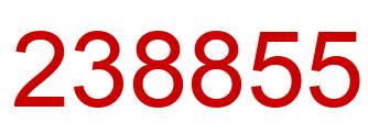 Number 238855 red image