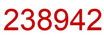 Number 238942 red image