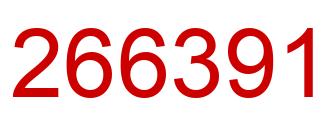 Number 266391 red image