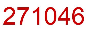 Número 271046 imagen rojo
