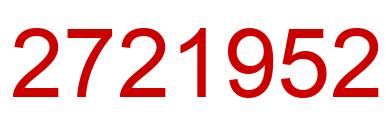 Número 2721952 imagen rojo