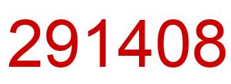 Número 291408 imagen rojo