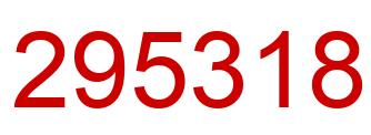 Número 295318 imagen rojo