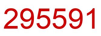 Number 295591 red image