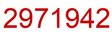 Número 2971942 imagen rojo