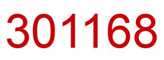 Número 301168 imagen rojo